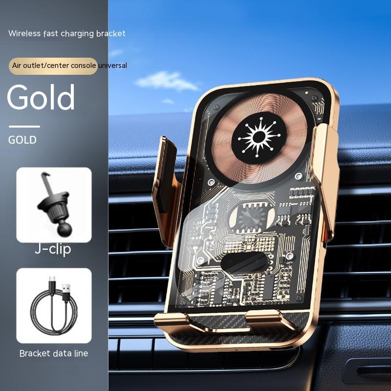 Wireless Car Charger - Auto-Clamping Fast Charging Mount