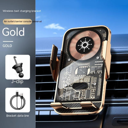 Wireless Car Charger - Auto-Clamping Fast Charging Mount