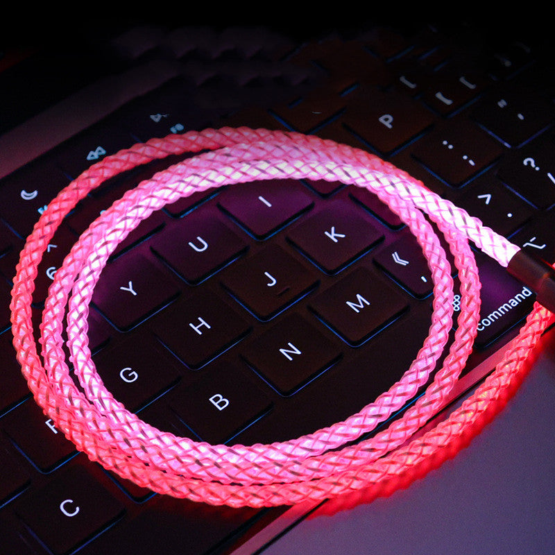 RGB Gaming Charging Cable - Fast Data Transfer for Streaming & Content Creation